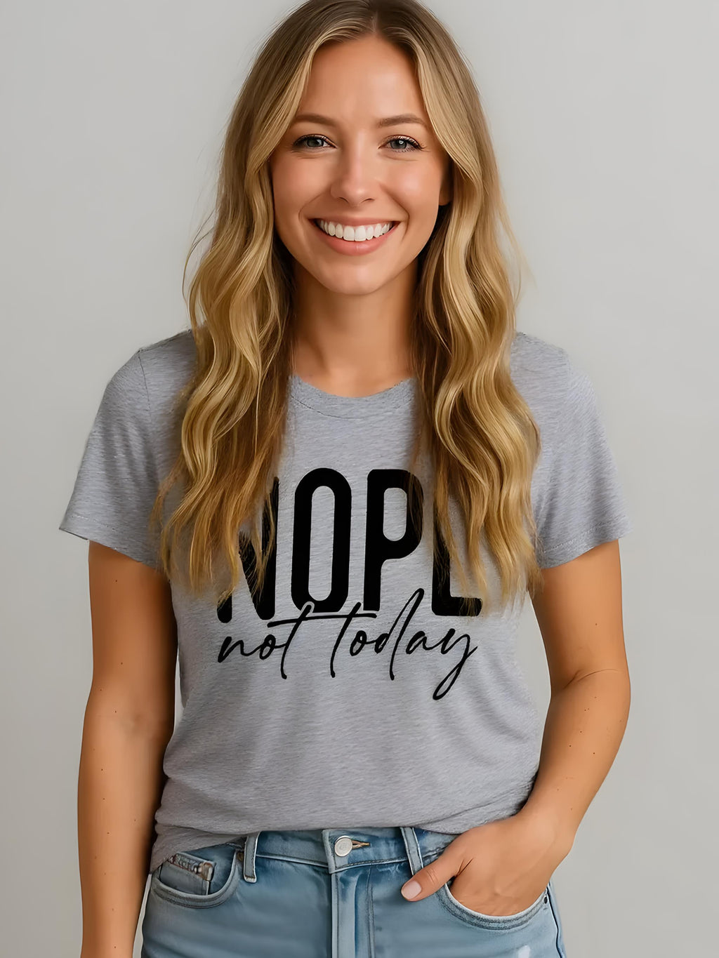 Nope Not Today T-Shirt image 1