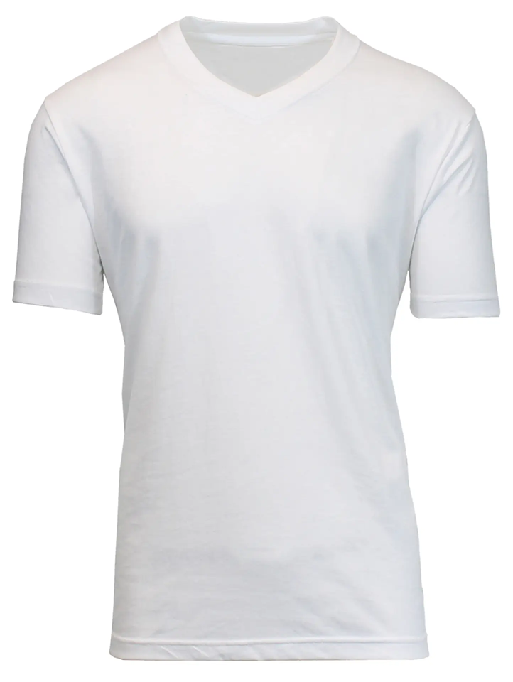 V-Neck Short Sleeve Tees image 0