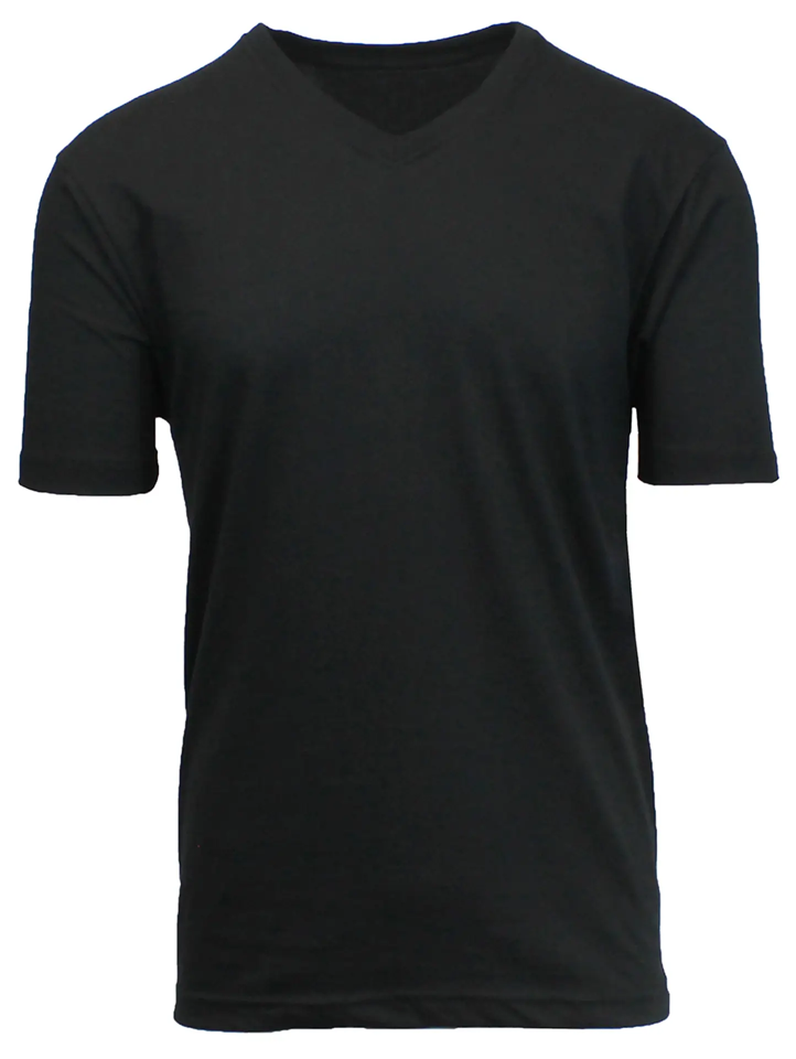 V-Neck Short Sleeve Tees image 1