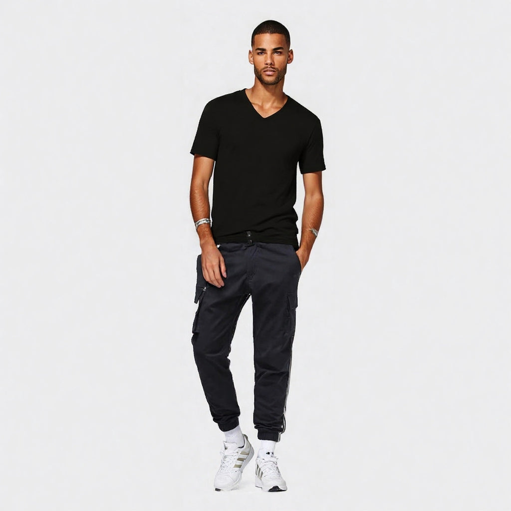 V-Neck Short Sleeve Tees image 2