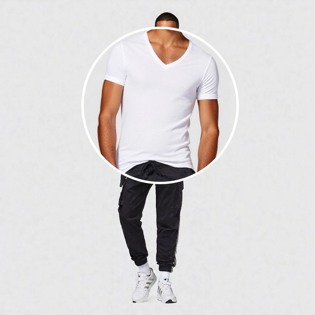 V-Neck Short Sleeve Tees image 5