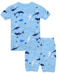 Aqua Shark Viscose PJs image 0